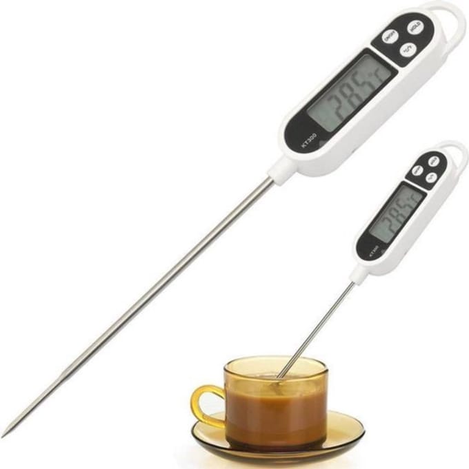 Digitale Thermometer - Keukenthermometer - BBQ Voedselthermometer - Wit