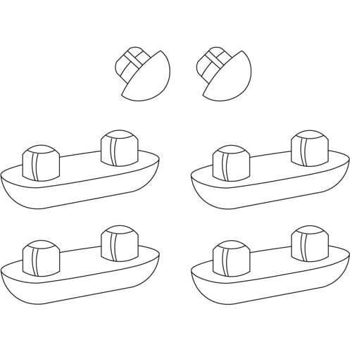 Duravit ME by Starck replacement toilet seat buffer 1004100000