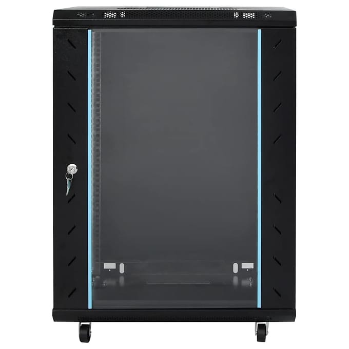 vidaXL 15U Netwerkkast met Draaipoten 19" IP20 60x45x86 cm