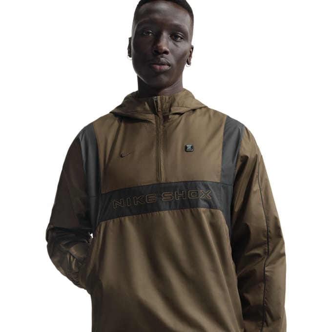 Nike Shox Jassen Heren - Bruin - Maat M - Katoen Jersey