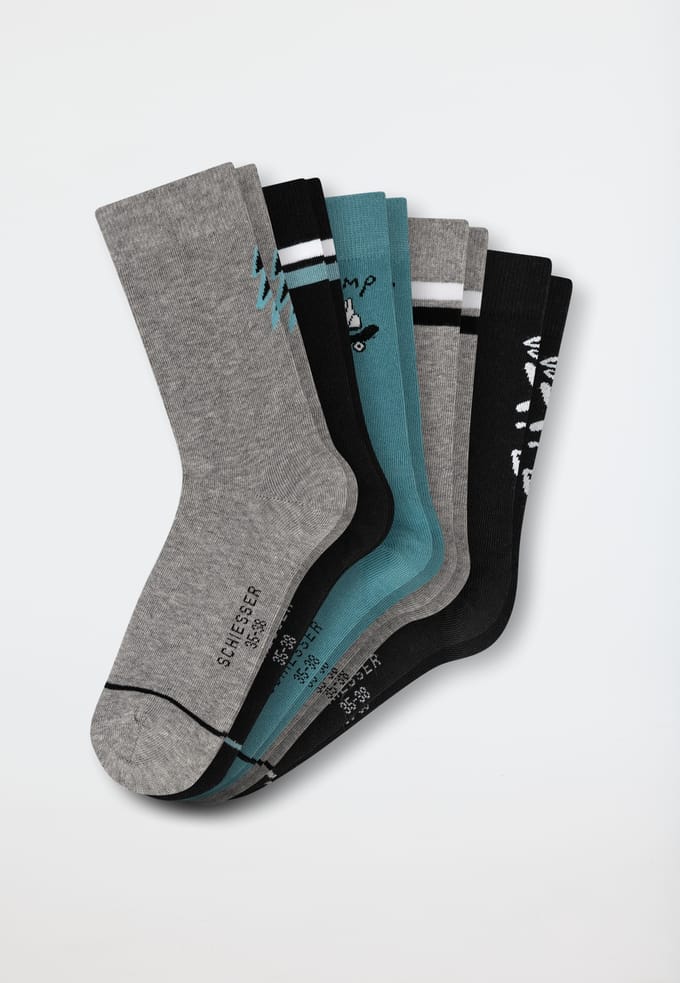 Jongenssokken, set van 5, meerkleurig - Legwear Teens 31/34