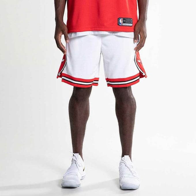 Nike NBA Chicago Bulls Swingman Association Edition Dri-Fit Shorts Wit Heren Streetwear AJ5592-100 M white