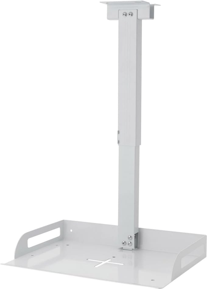 Projector Ophangbeugel - Projectorhouder Bevestiging - Thuisbioscoop Inrichten - Stabiele Bevestiging - 34-56 cm Verstelbaar - Wit