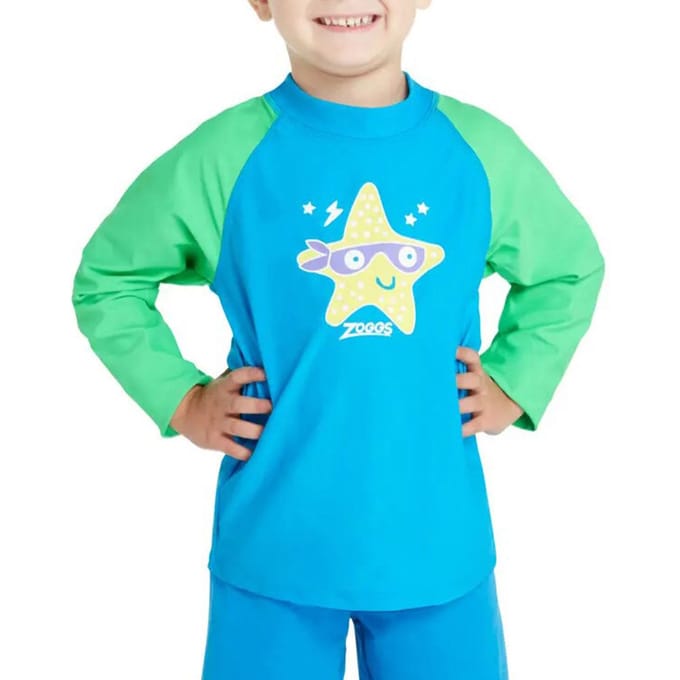 Zoggs Sun Shirt LS Junior - Maat XL