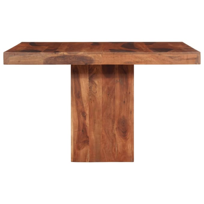 vidaXL - Eettafel - 120x120x77 - cm - massief - acaciahout