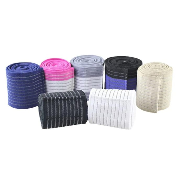 Elastisch Verband Compressie Kniebrace Oefenband Kniebeschermer Band Enkel Been Elleboog Pols Kuit Ondersteuning 1 Stuk