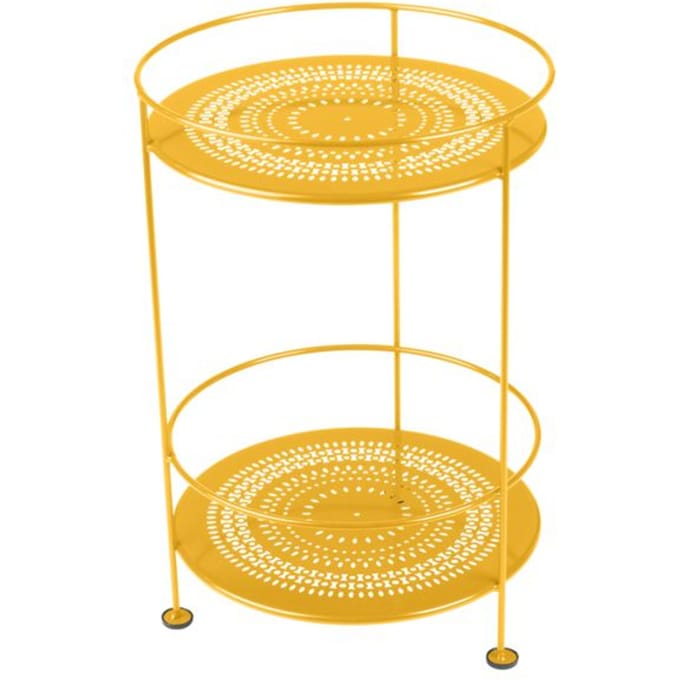 Fermob GUINGUETTE bijzettafel geperforeerd - C6 Honing structuur
