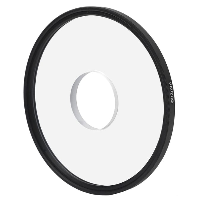82MM Centrum Belichting Rand Vervaging Filter Glas Holle Kern Centrum Belichting Rand Vervaging Speciaal Effect black