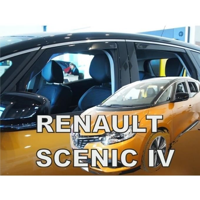 J&J AUTOMOTIVE | Heko Deflecteurs d'air Déflecteurs de Vent Pour Renault Scenic 4 depuis 2017