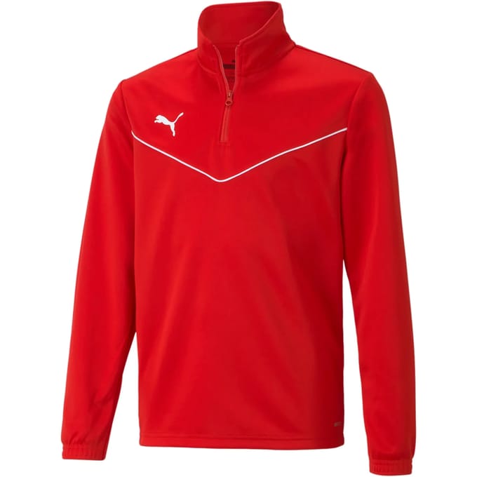 Puma Teamrise Ziptop Kinderen - Rood | Maat: 140