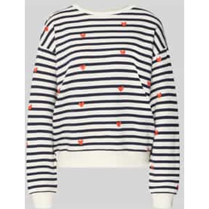 sweatshirt in all-over look