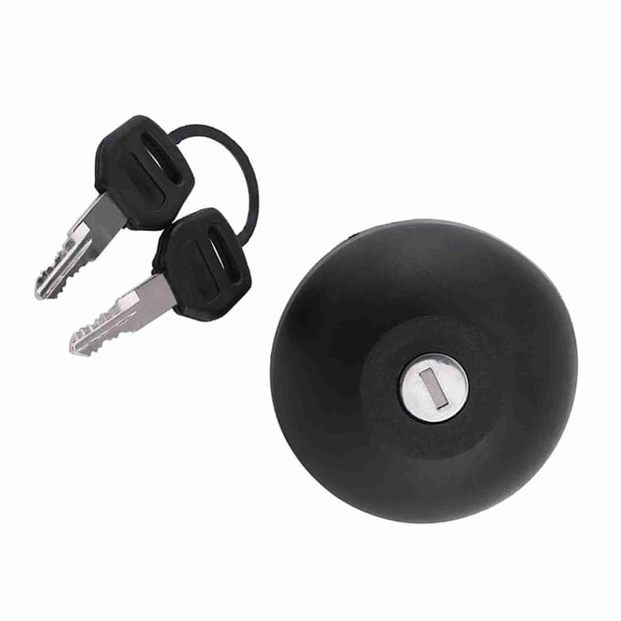Brandstof Benzine Diesel Afsluitdop Cover met 2 Sleutels voor Renault Master II 19982010 zwart