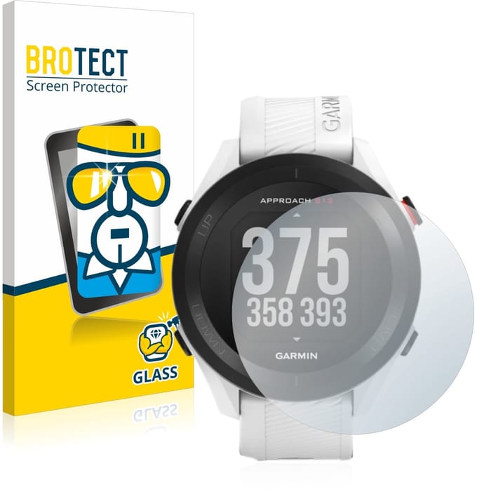 BROTECT - Glas Screenprotector voor Garmin Approach S12 - Gehard Beschermglas 9H