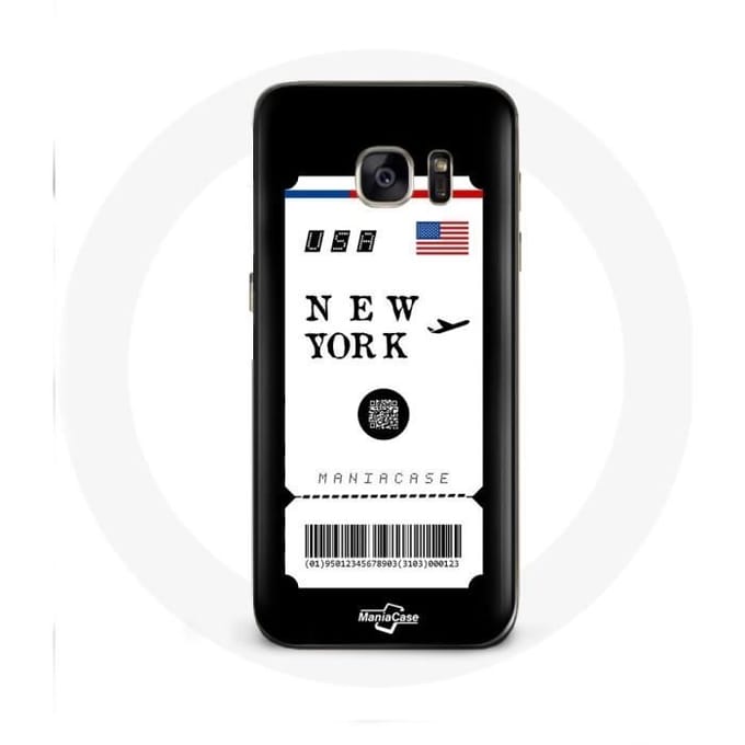 Samsung Galaxy S7 hoesje New York vliegticket