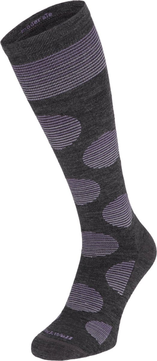 Sockwell - Featherweight Dot Dames Compressiekousen Klasse 1 Charcoal - Maat 39-43