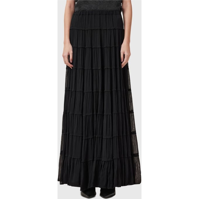 AllSaints Eva Maxi Skirt Black Taglia: 10 | Maxi gonne Outlet | Donna | Nero