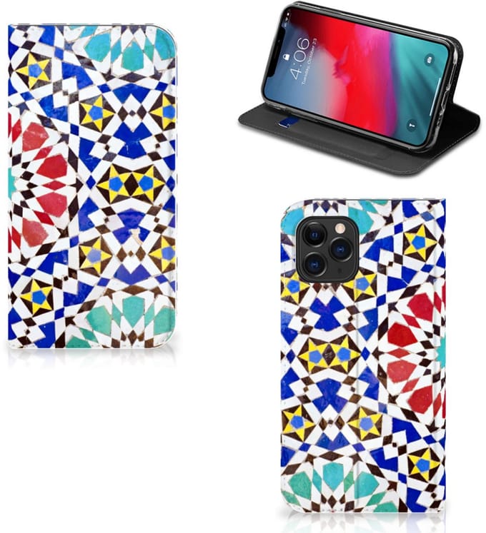 Standcase Hoesje voor Apple iPhone 11 Pro Standcase Mozaïek
