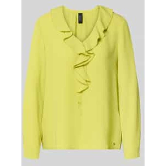 relaxed fit blouse met ruches
