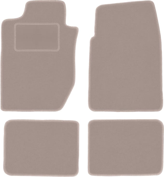 Beige velours vloermatten voor: Dodge Durango I SUV (1997-2003)