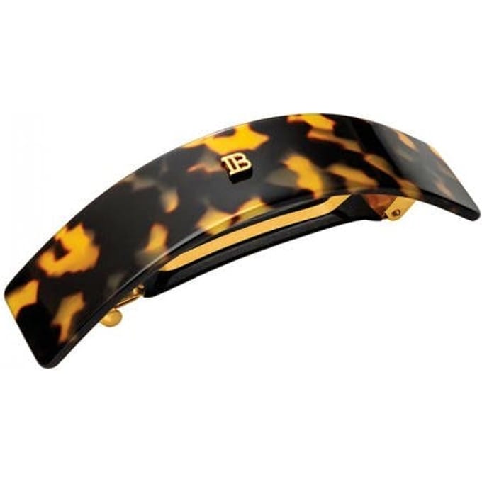 Balmain Cellulose Acetate Barrette Pour Cheveux Tortoise Shell 1 st