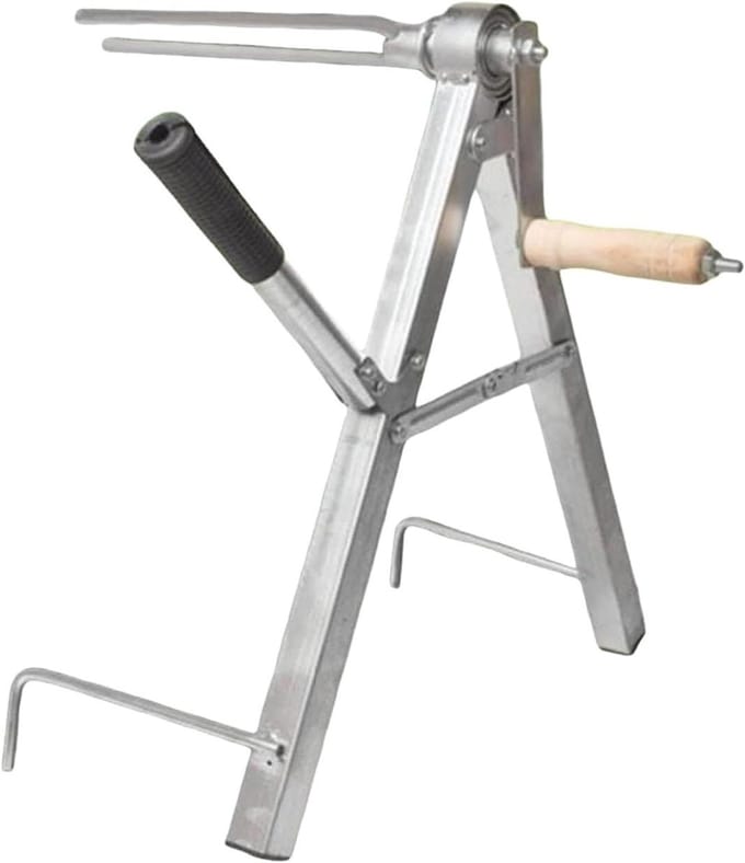 Slanghaspel - Slanghouder - Tuinonderhoud - Stabiele basis - 15 meter - Zwart