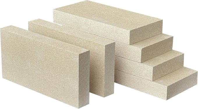 Houtkachel Vervangende Brandstenen 9" x 4-1/2" x 1-1/4", 6-Pack