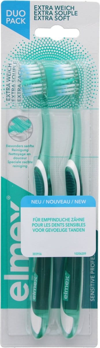 Elmex Sensitive Duo-Pack Extra Zacht (Kleur : Groen / Wit)