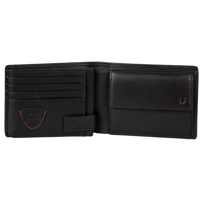 strellson Leren portemonnee Oxford Circus Billfold H7 Wallet Dark Brown donkerbruin
