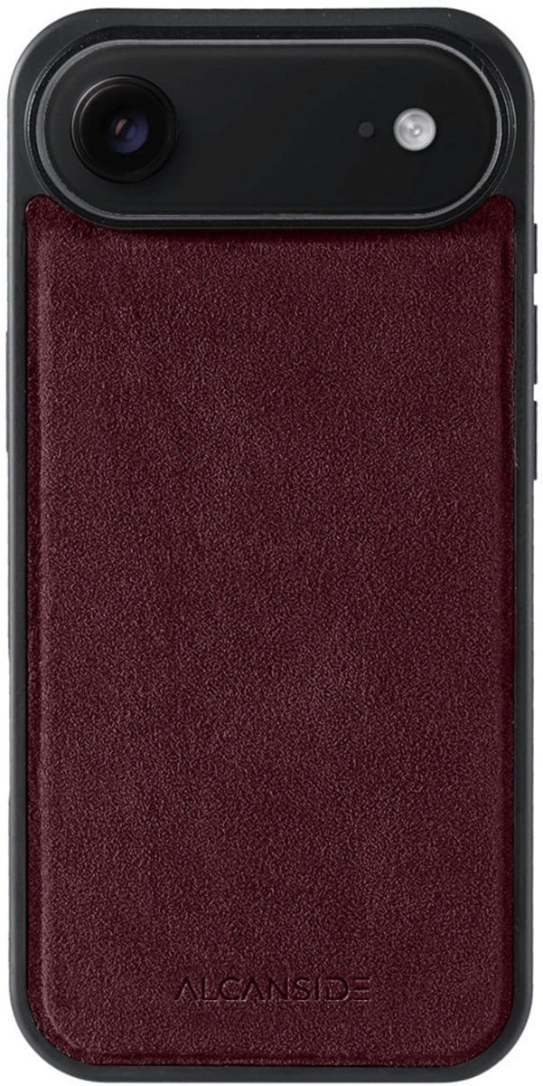 iPhone 17 Air - Alcantara Back Cover - Wine Red