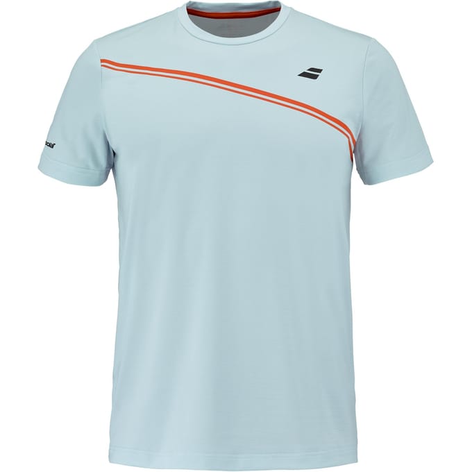 Babolat Play Crew Neck - T-shirt - Heren - Illusion Blue - Maat XXL