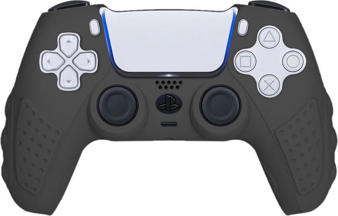 KELERINO. Hoesje geschikt voor Playstation 5 Controller - Deluxe Zwart