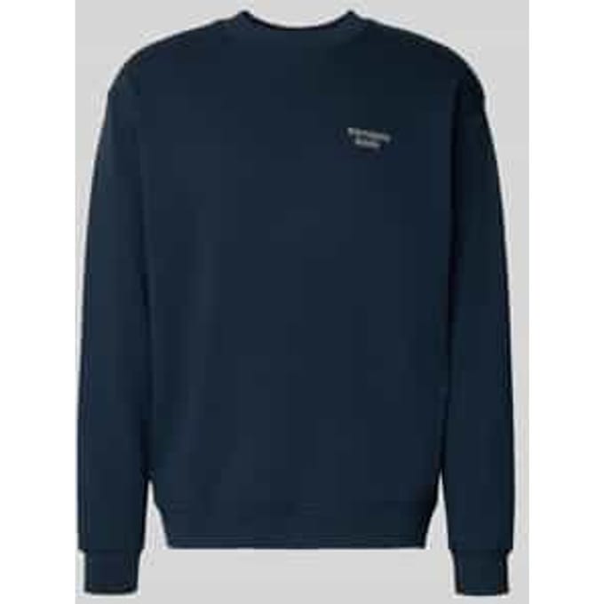 Regular fit sweatshirt van puur katoen