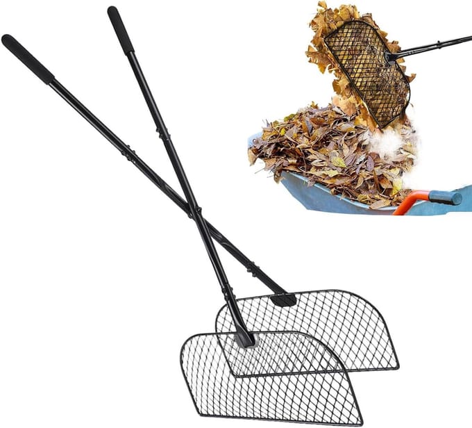 Bladhark - Bladruimer Tuin - Gazon Onderhoud - Rugvriendelijk Ontwerp - 32 cm breed - Niet gespecificeerd