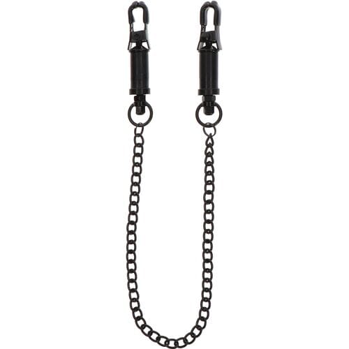 Taboom - Heavy Duty Adjustable Clamps - Bondage / SM Nipple clamps Zwart