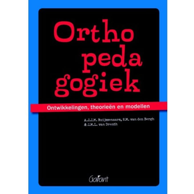 Orthopedagogiek. - Kop-Serie - A.J.J.M. Ruijssenaars