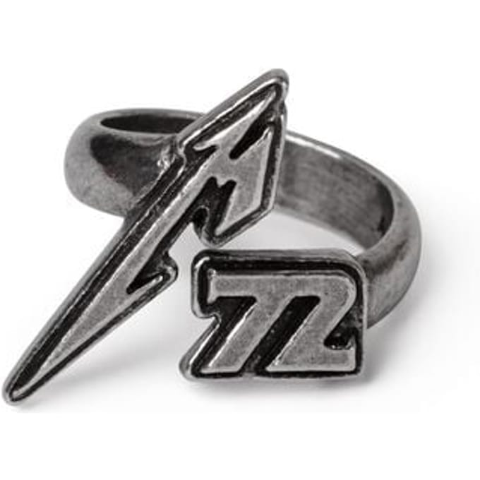 Metallica M72 Unisex Ring - zilverkleurig - S-M