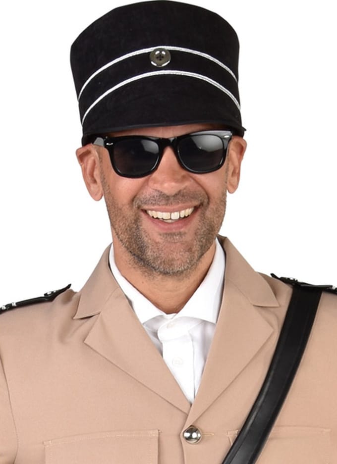 Hoed/Kepie Gendarme de Saint-Tropez - Zwart