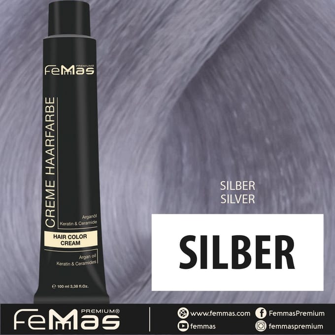 Femmas (Zilver) - Haarverf - Pure & Mix - 100ml