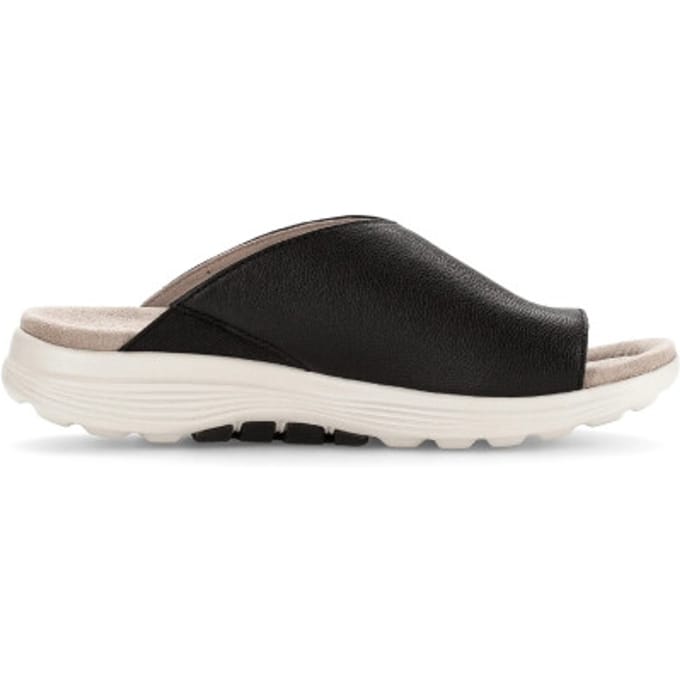 Gabor rollingsoft sensitive 66.812.67 - dames rollende wandelsandaal - Zwart - maat 38.5 (EU) 5.5 (UK)