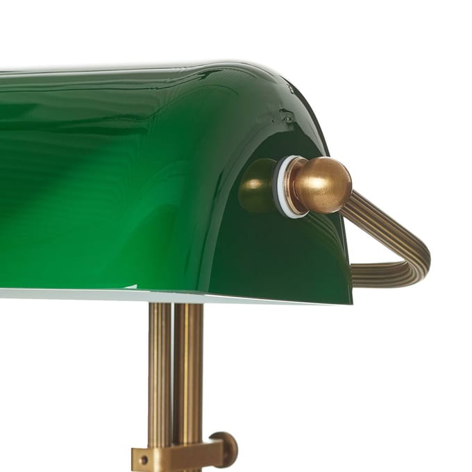 Berliner Messinglampen Echte bankierslamp TULSI