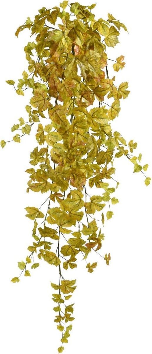 Herfst Maple kunst hangplant 120cm - geel