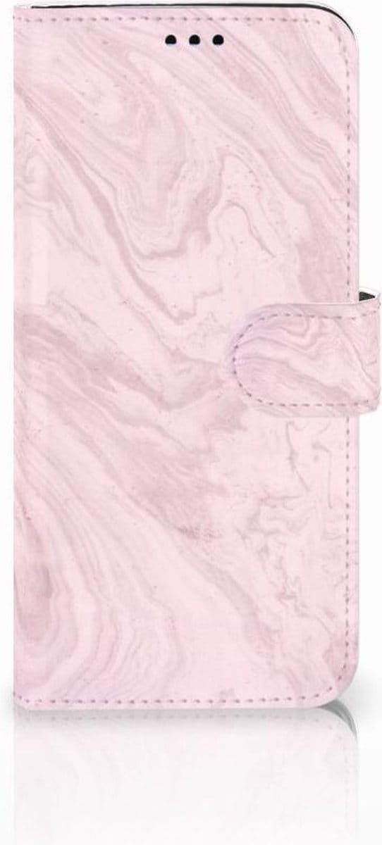 Samsung Galaxy S9 Plus Bookcase Marble Pink - Origineel Cadeau Vriendin