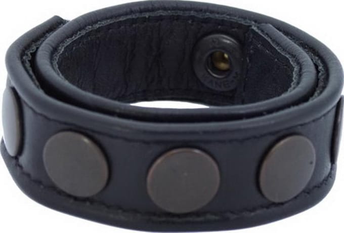 Cockstrap 8 bronze snapstuds xxl