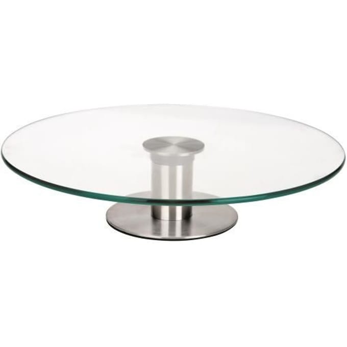 Draaiplateau - IBILI - 717130 - Glas en roestvrij staal - Diameter 30 cm