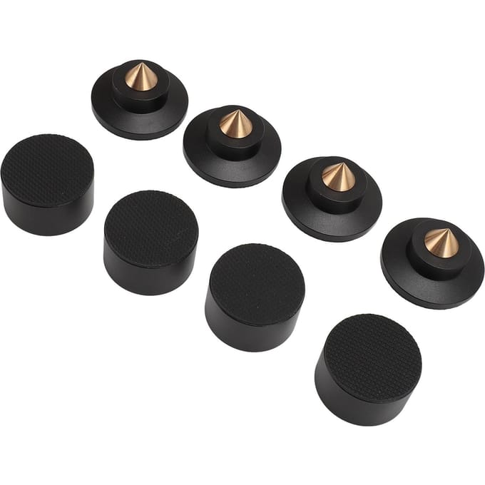 4 Stuks Luidspreker Isolatie Voetjes Pad Aluminiumlegering Schokdemper Luidspreker Spike Pad voor Subwoofer