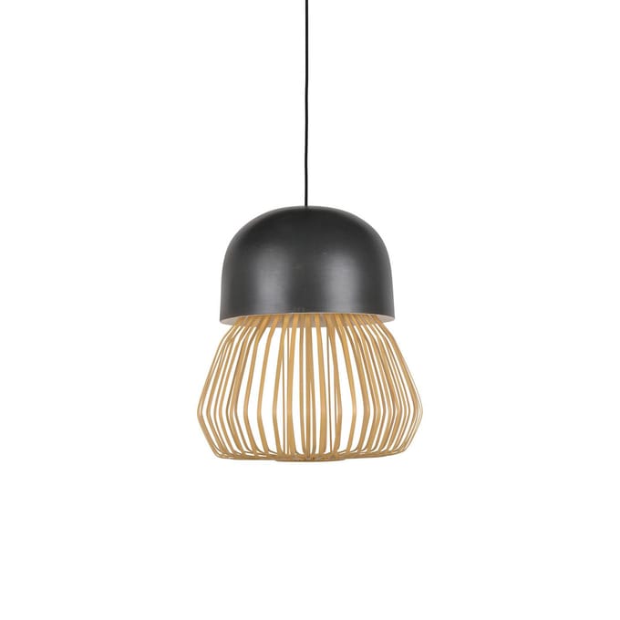 Forestier Anemos M hanglamp, 39 cm, donkergrijs