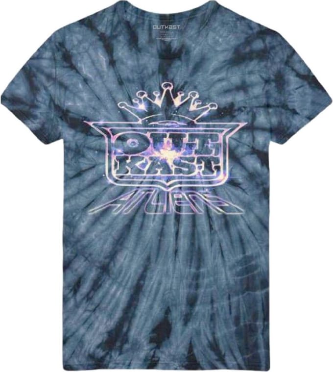 Outkast - Space ATLiens Heren T-shirt - M - Blauw