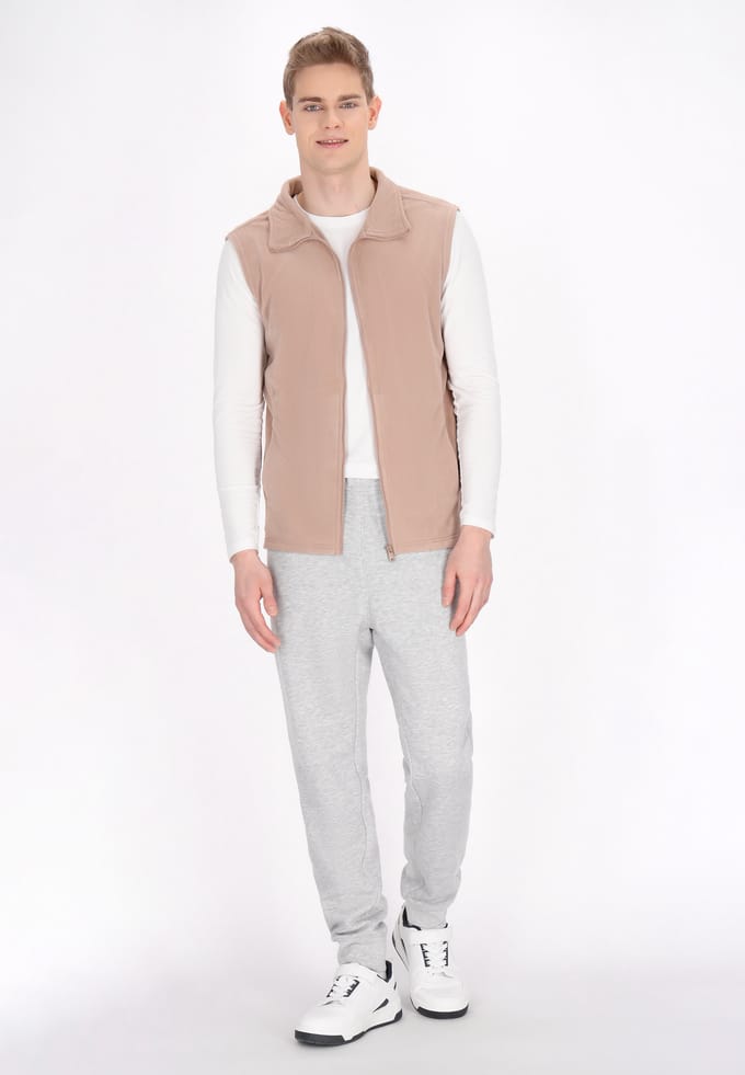 Mo Waistcoat Heren beige