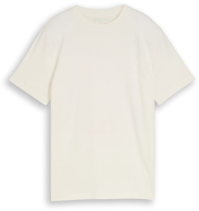 Tom Tailor - Glow-in-the-dark T-shirt met print op de rug - Maat 152 - Wool White