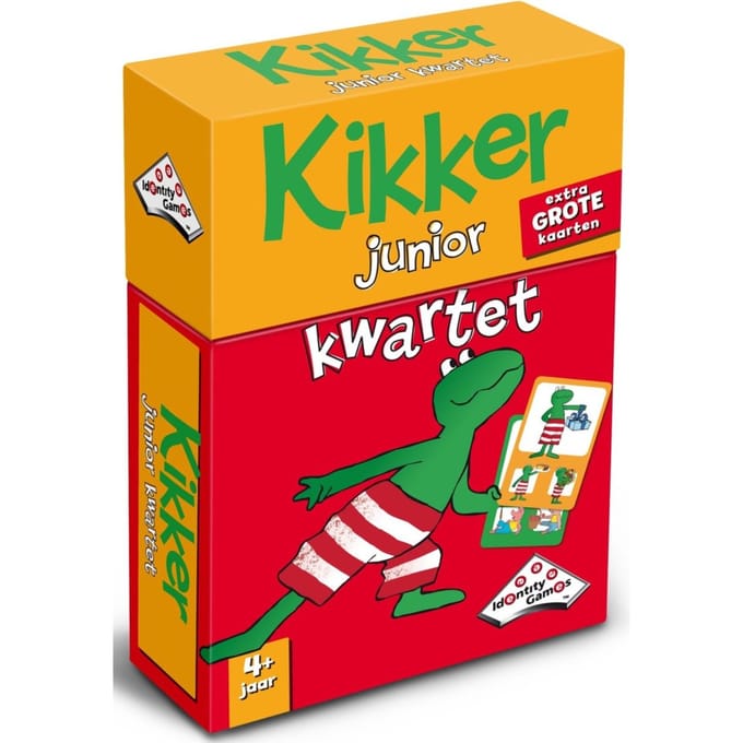 Kikker Junior Kwartet - Kaartspel - Voor peuters en kleuters vanaf 4 jaar
